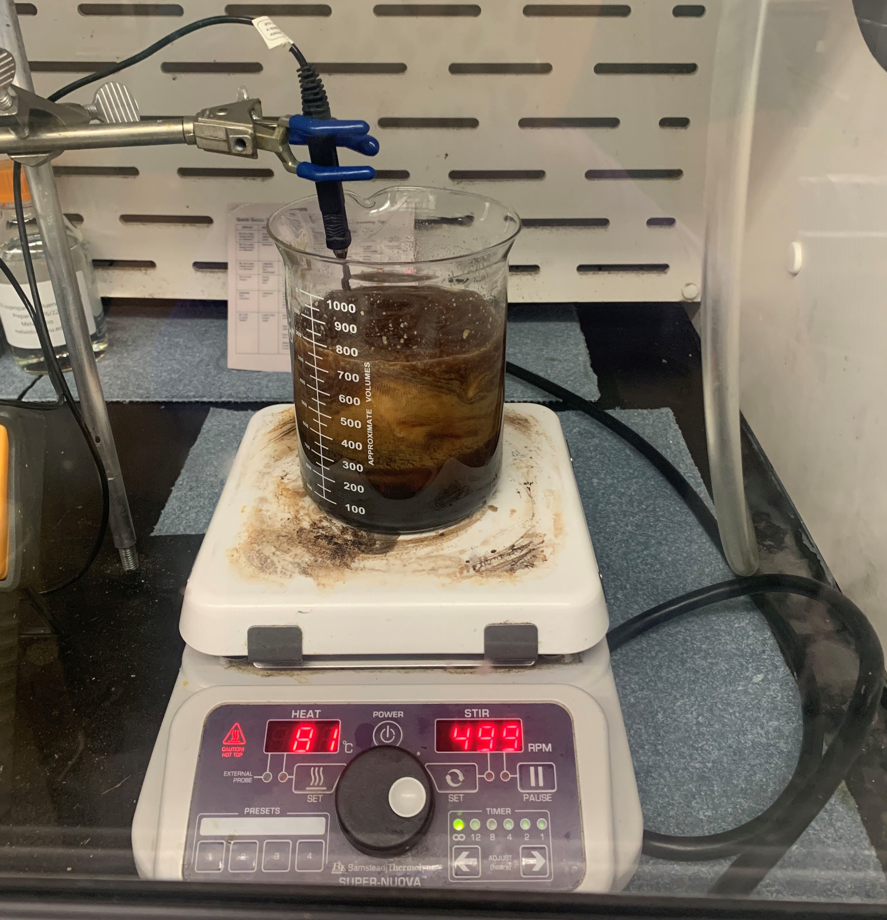 Small Scale Soap Reaction