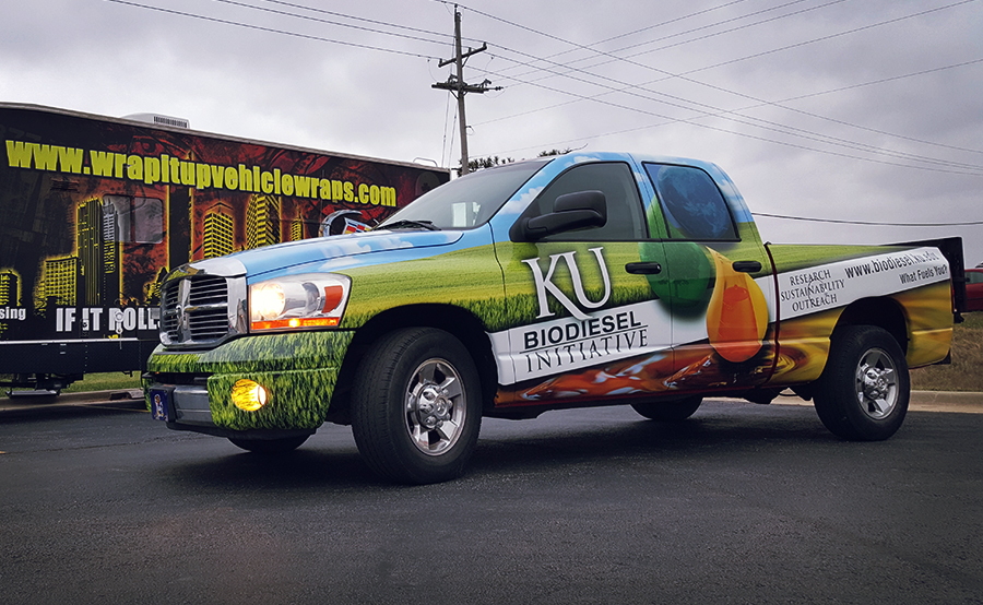 Photo of KU Biodiesel Initiative Truck
