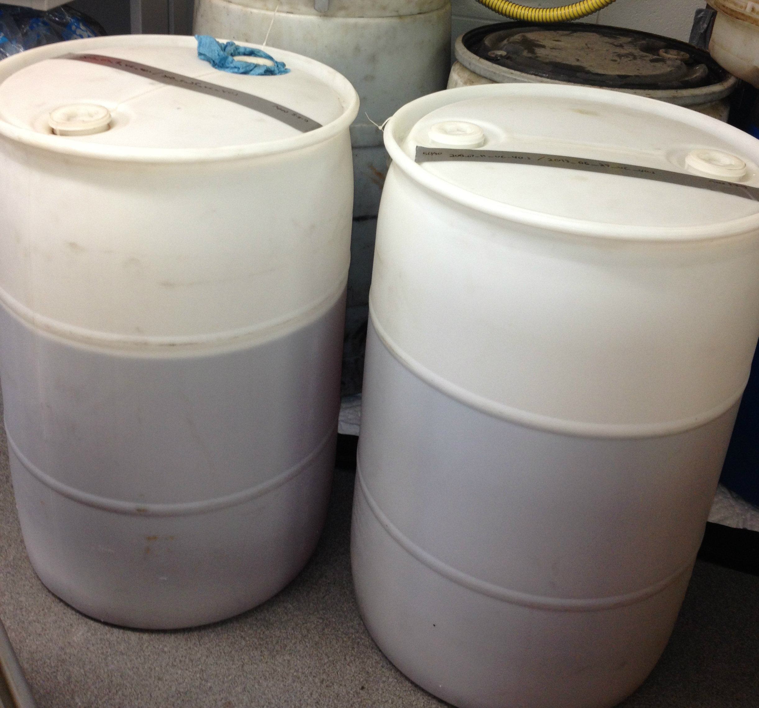 Finished Biodiesel in 55 gallon Drums